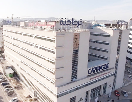 Aerial view clinique carthagene tunis hospital min
