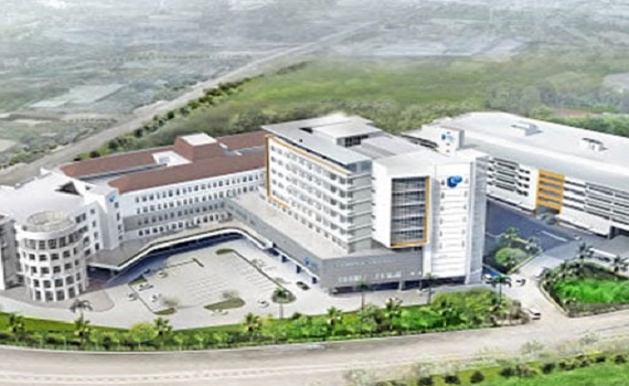 Aerial view pantai hospital