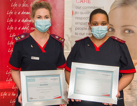 Award winning nurses life rosepark hospital bloemfontain