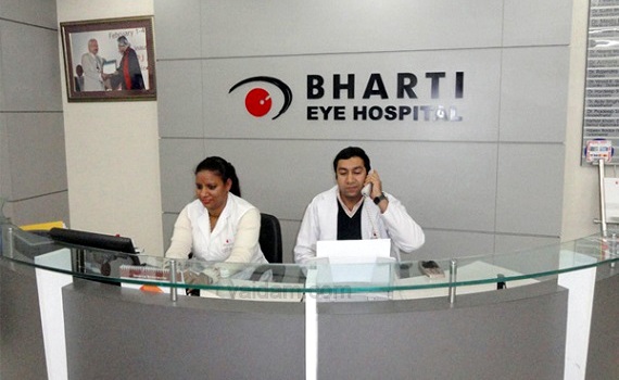 Bharti eye reception area delhi