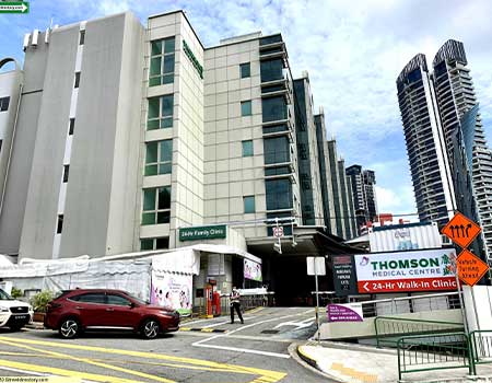 Car entrance thomson medical centre singapore
