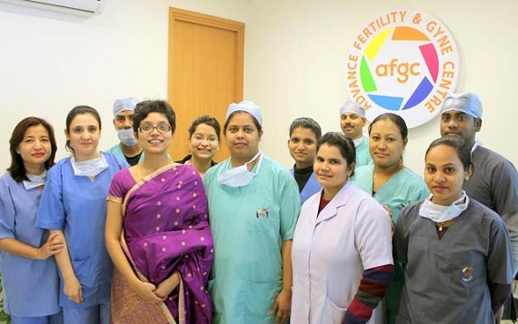 Dr kaberi banerjee with her team