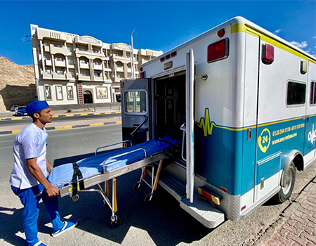 Emergency ambulance aseel medical care hospital hurghada