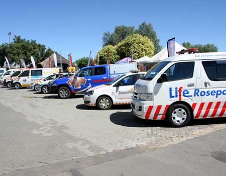 Emergency ambulances life rosepark hospital bloemfontain