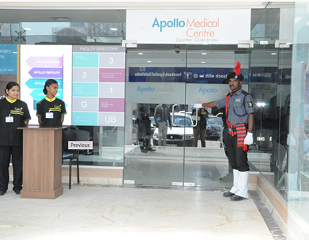 Entrance apollo medical centre kondapur hyderabad