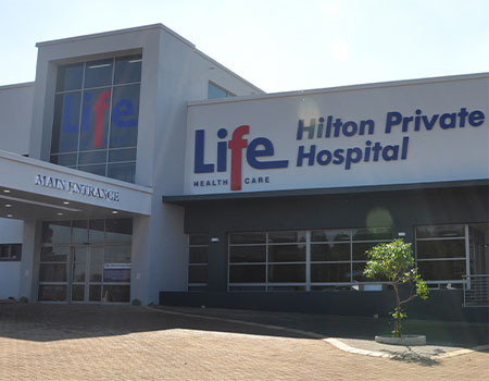 Entrance side life hilton private hospital hilton