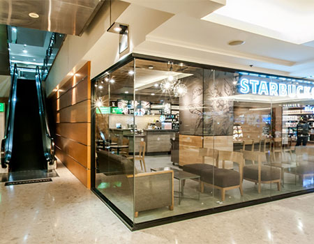 Escalator cafe srinakarin hospital bangkok