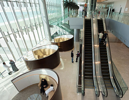 Escalator cleveland clinic abudhabi