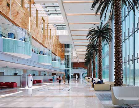 Hallway cleveland clinic abudhabi