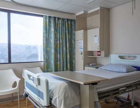 Hospital room mediclinic louis leipoldt cape town