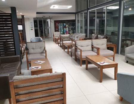 Lounge area life bayview private hospital mosselbay