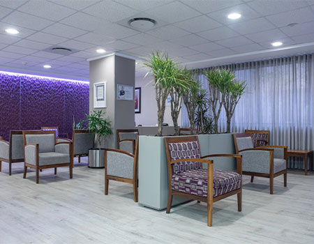 Lounge area mediclinic louis leipoldt cape town