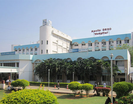 Main building apollo drdo hospital hyderabad