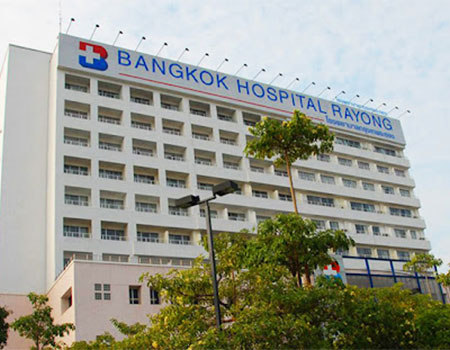 Main building bangkok hopsital rayong