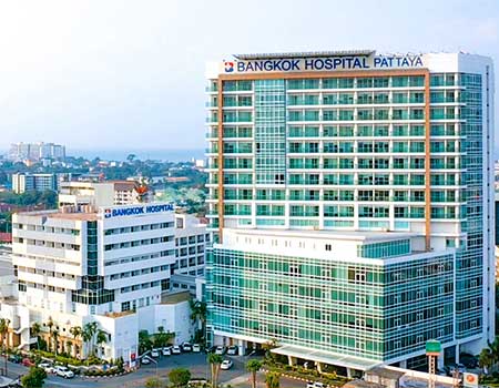 Main building bangkok hospital pattaya