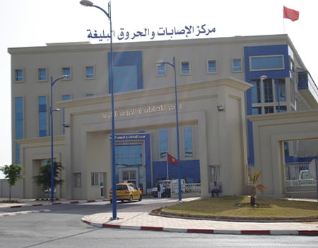 Main building centerfortraumaandburn hospital benarous min