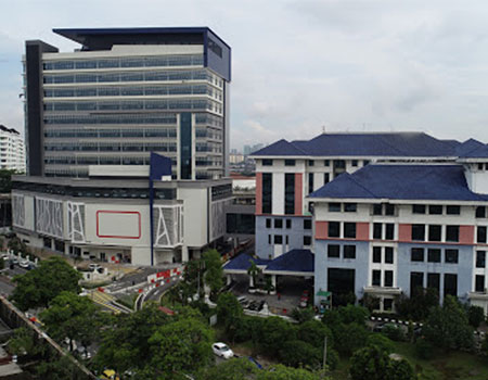 Main buildings kpj ampang hospital ampang