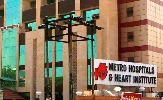Metro hospitals heart institute noida
