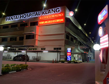 Night view pantai hospital klang