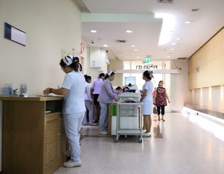 Nurses corridor ramkhamhaeng hospital bangkok