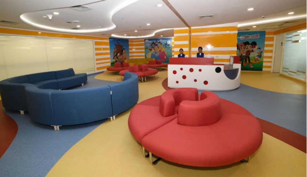 Pediatric waiting area