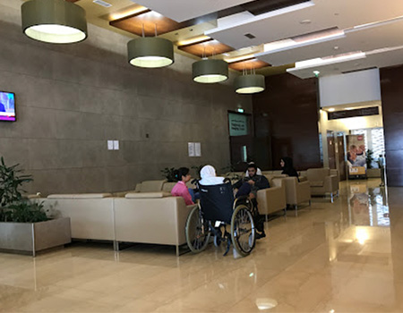 Seating area medcare ortho spine hospital dubai