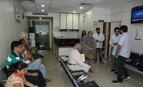 Shroff eye center waiting lounge