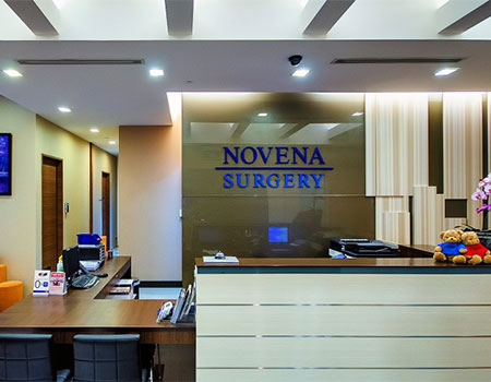 Surgery reception novena medical centre singapore