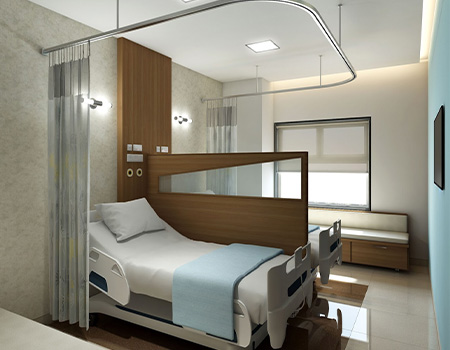 Triple bed room germanten hospital hyderabad