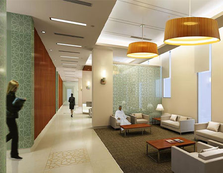 Waiting area cleveland clinic abudhabi