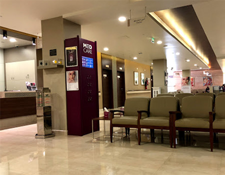 Waiting area medcare hospital sharjah