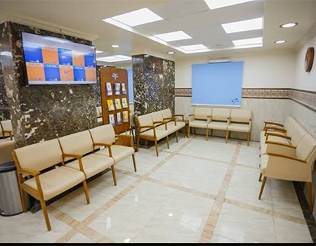 Waiting room andalusia hospital almaadi cairo